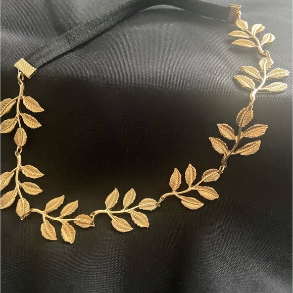 Head Band Gold Leaves - Picture 2 of 3